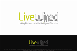 Livewired. Linking Athletes with Wellbeing and Education | Logo Design by Senseless