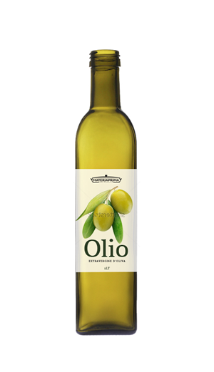 MATERIAPRIMA extra virgin olive oil label | Etikett-Design von Marta Sobczak 