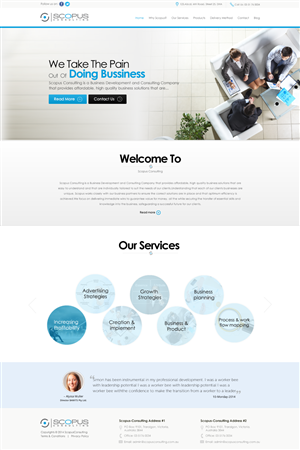 Web Design by TechWise for Scopus Consulting | Design #4626924