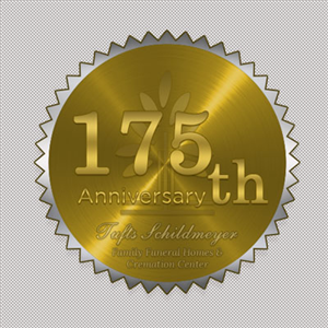 Family Owned & Operated Funeral Home 175th Anniversary Celebration Sticker | Sticker Design by rdesign12