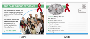 HIV Linkage Postcard Design | Postcard Design by Sbss