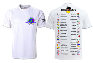 footballer without borders | T-shirt Design by Jonya