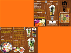 Menu Design by ferose ahmed for Seattle Salads | Design #1341466