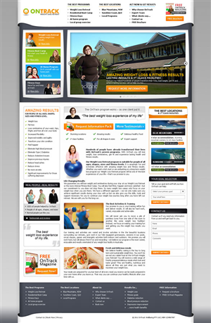 Web Design by James for OnTrack Wellbeing PTY Ltd | Design #237483