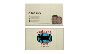 This Redneck Rum needs a business card designed! | Business Card Design by Tatiana.Chamorro