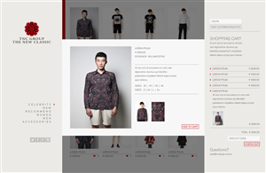 TNC Fashion Design Company Needs a New Web Design, Please Click Me | Web Design by artdesignmx