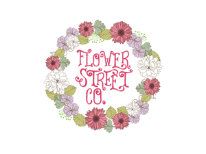 Flower Street Co  | Logo Design by Grace A