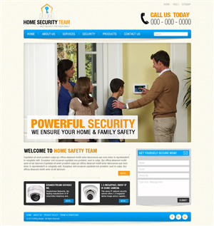 Home Security Website | Web-Design von TechWise