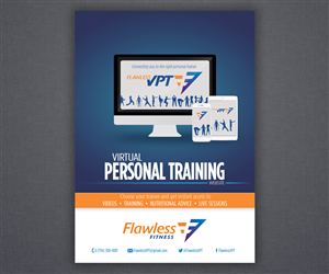 Virtual Personal Training Flyer Design | Flyer-Design von Brian Ellis