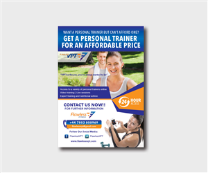 Virtual Personal Training Flyer Design | Flyer-Design von mcoco