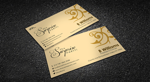 It's a Surprise Party Business Card Design | Business Card Design by jassi_graphics