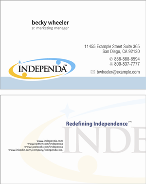 Business Card Design by roman for Independa | Design #1385388