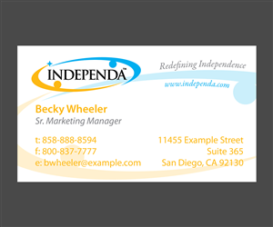 Business Card Design by chris for Independa | Design #1387849