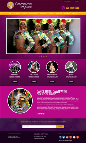 Camama Tropical | Web-Design von Expert Designer