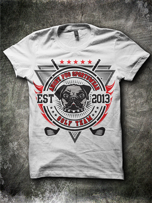 Angry Pug Sportswear Needs a t-Shirt design to promote company | T-shirt Design by Jonya