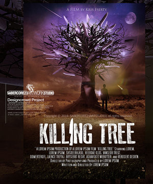 THE KILLING TREE - One sheet film poster design | Poster-Design von Sabercore23DesignStudio