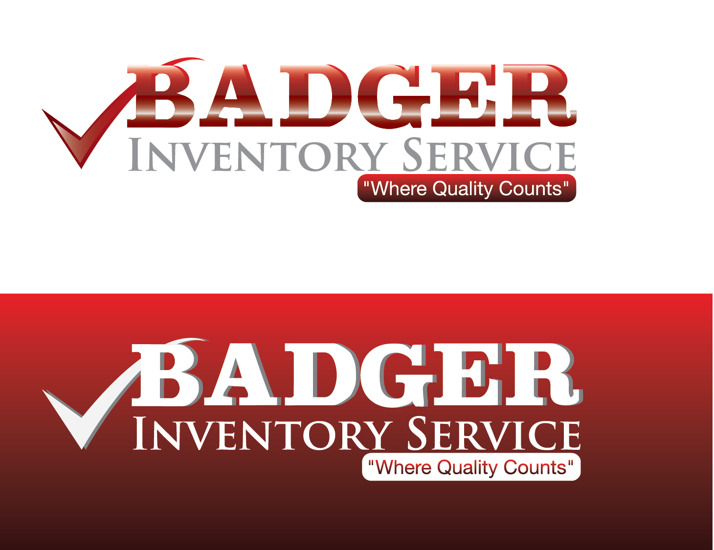 Logo Design by jonnson for Badger Inventory Service Inc. | Design #4995779