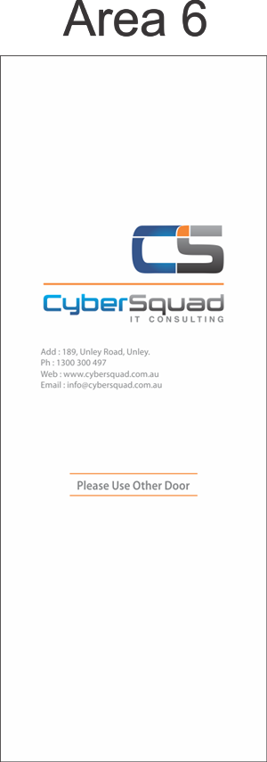 Signage Design by Akshar Shailesh for CyberSquad IT Consulting | Design: #4979350