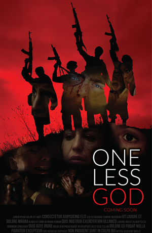 One Less God Poster | Poster Design by JCR