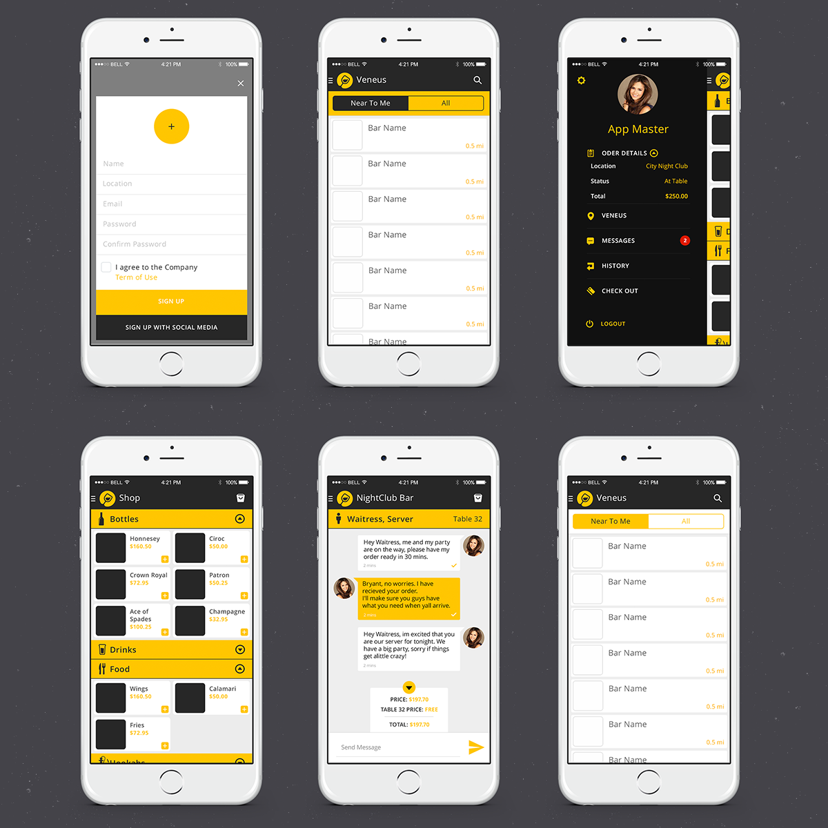 App Design by SergeyBrin for Instant Communication, INC | Design: #5123728