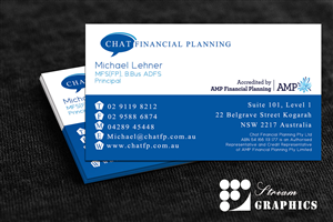 Holistic Financial Planning Practice | Business Card Design by Stream Graphics