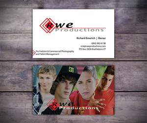 RWE Productions Biz Card 2014-1 | Visitenkarten-Design von Stylez Designz