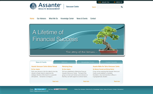 Financial Website Banner Design