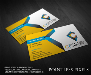 Business Card Design by Pointless Pixels India for this project | Design #5094362