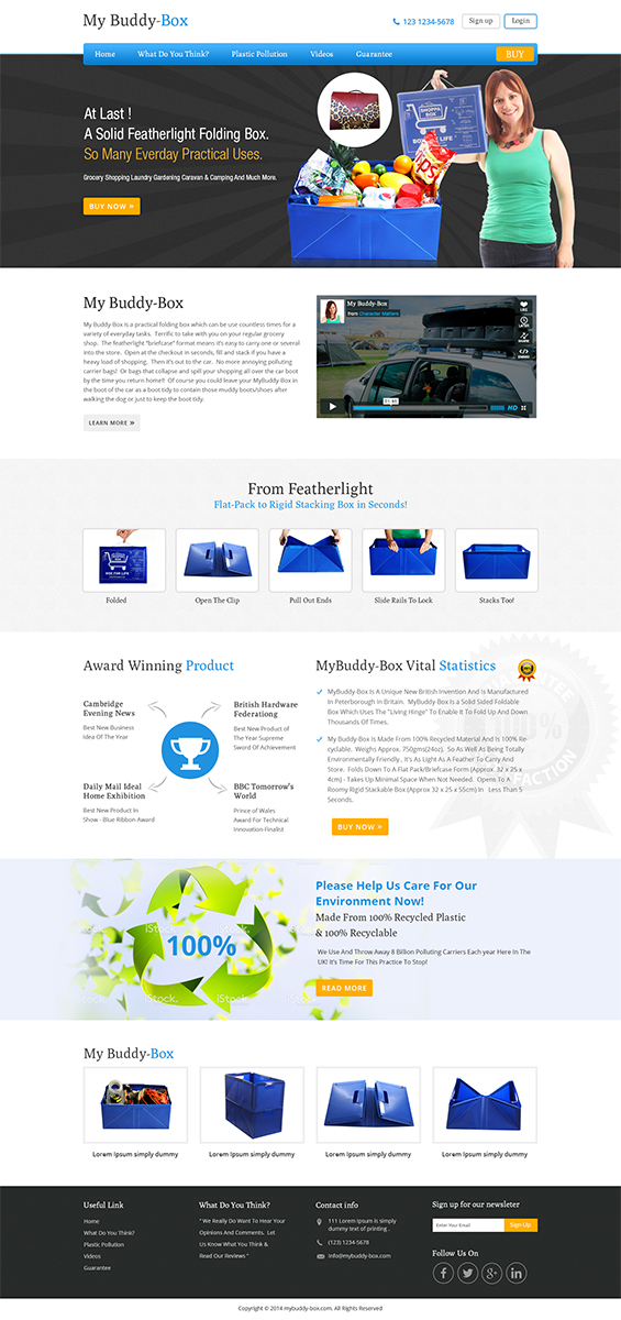 Web-Design von Mayank Patel für ShoppaBox Ltd | Design #5147741