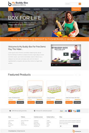 Web-Design von OM für ShoppaBox Ltd | Design #5171460