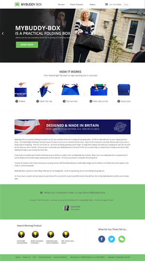 Web-Design von Shinas für ShoppaBox Ltd | Design #5354651