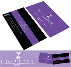 Business Card Design by Riz' for Creations by C&C | Design #5118915