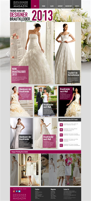 www.designer-brautkleider.com | Web-Design von TechWise