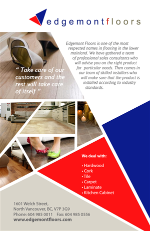 Flyer Design by san011 for Edgemont Floors | Design #1474088