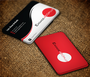 Business Card Design: recruitment/consultancy for business Engage450plus | Business Card Design by MT