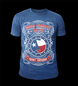 Event T-Shirt for Texas Birthday Bash - Male | T-Shirt-Design von D'Mono