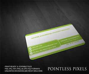 Business Card Design by Pointless Pixels India for this project | Design #5235473