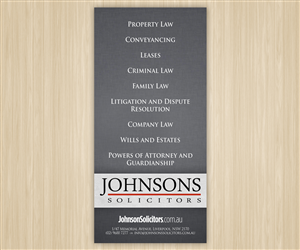 Flyer Design by Brian Ellis for Johnsons Solicitors | Design: #5238114