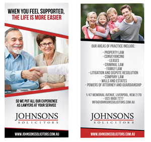 Flyer Design by JCR for Johnsons Solicitors | Design: #5234040