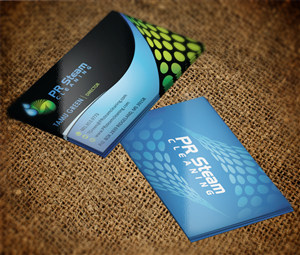 PR Steam Cleaning Business Card | Business Card Design by MT