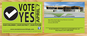 Postcard Design by Venus L. Penaflor for West Plains North High School Election Committee | Design #5241509