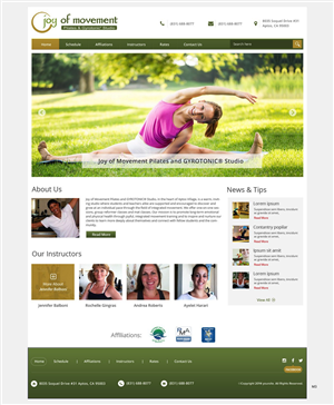 Web-Design von pb für Joy of Movement, LLC | Design #5459821