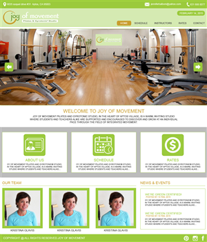 New website for Pilates Studio | Web-Design von Sbss