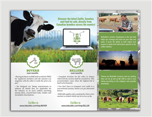 Online Cattle Auction Needs Brochure Design | Brochure Design by Adylhere