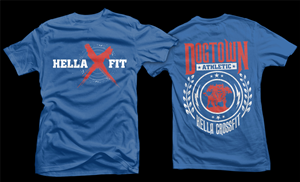 T shirt for boxing and crossfit gym | T-shirt Design by D'Mono