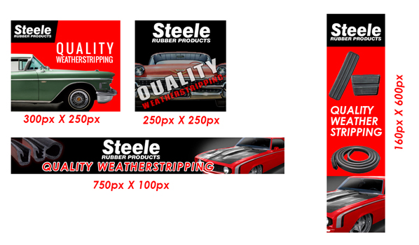 Banner Ad Design by Expert Designer for Steele Rubber Products | Design #5307082