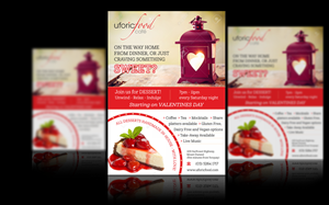 Flyer for Dessert Cafe event launch | Flyer Design by HYPdesign