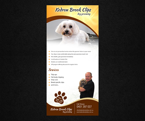 Flyer for home based dog grooming salon | Flyer-Design von Ovimatic