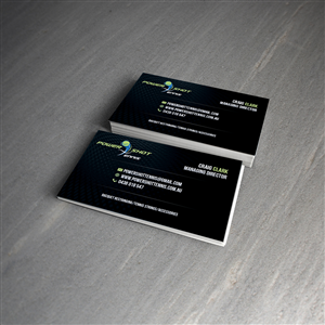 Business Card Design by gilles_v for Power Shot Tennis | Design #1475840