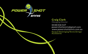 Business Card Design by San for Power Shot Tennis | Design #1481145